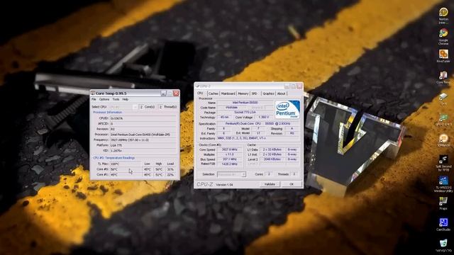 E6500 2.93GHz@3.93GHz OC смотреть онлайн