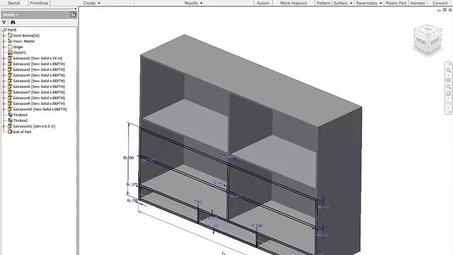 Autodesk Inventor - Woodworking - 3 Part Tutorial Woodworking 4 Inventor 1 of 3 - All Levels смотреть онлайн