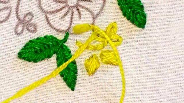 Hand embroidery. Easy hand embroidery. Вышивка руками. Легкая вышивка руками. смотреть онлайн