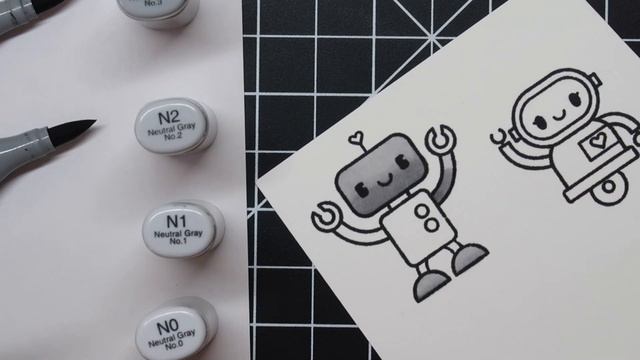 Creating An Ink Blended Ombré Effect With Heffy Doodle Cogs & Code Stencil (Heffy Doodle)