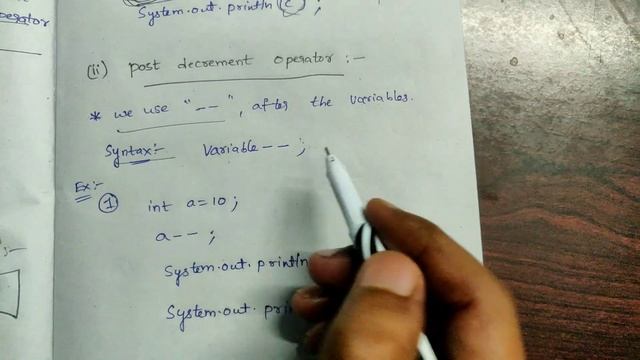 Decrement operator in java||Unary operator смотреть онлайн