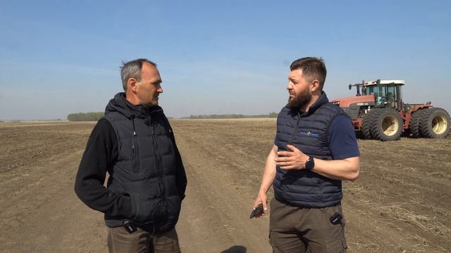 Борона зубовая гидрофицированная тяжелая БЗГТ-25 в работе