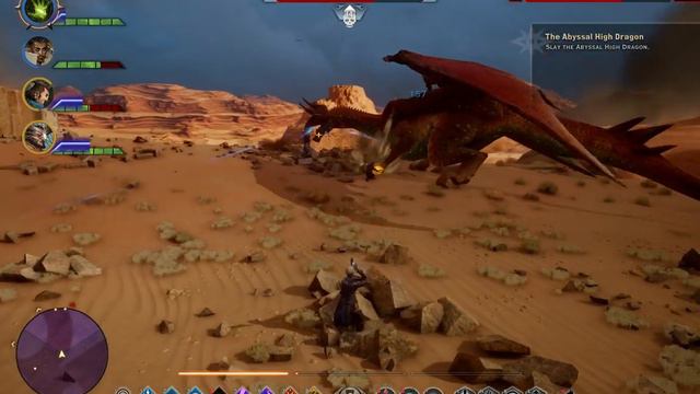 Dragon Age Inquisition - Knight Enchanter Dragon Hunt - Abyssal High Dragon смотреть онлайн