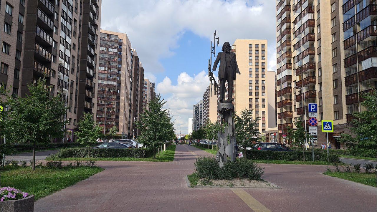 Мурино. По бульвару Менделеева. смотреть онлайн