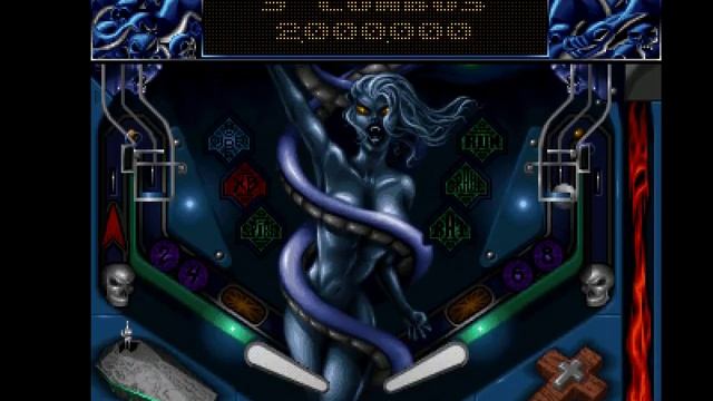 Slam Tilt • Amiga 1200 » Demon Table смотреть онлайн