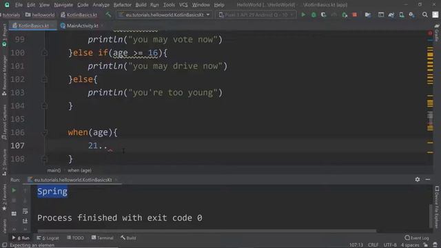 What you NEED to know about WHEN Expressions - Android KOTLIN смотреть онлайн