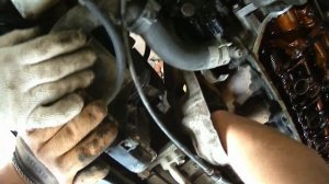 Замена прокладки гбц Honda domani(civic) zc 1.6