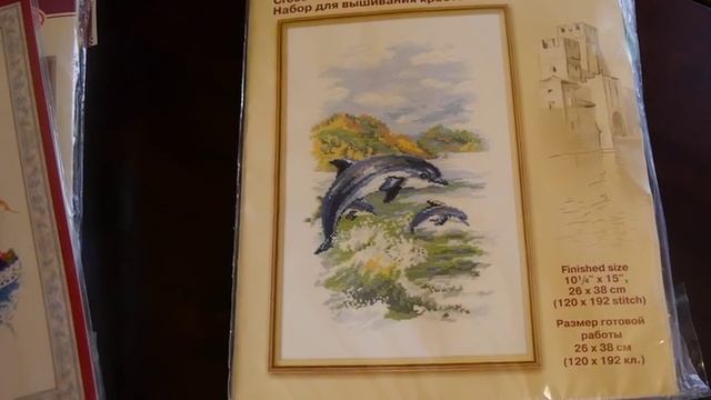 Наборы фирмы Риолис. Моя коллекция, или мои хомячьи запасы. Часть 1. смотреть онлайн