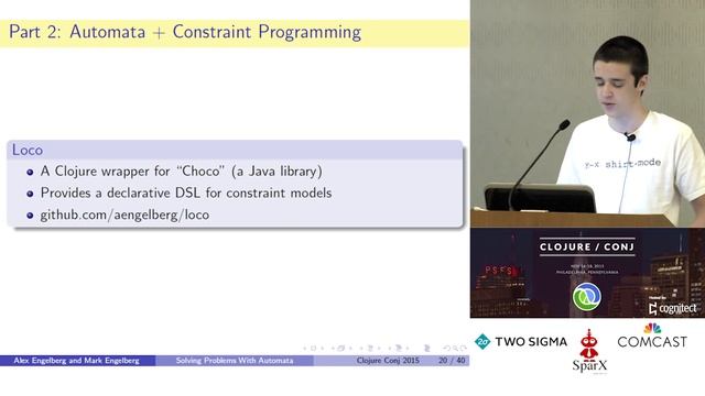 Solving Problems with Automata - Mark Engelberg & Alex Engelberg смотреть онлайн