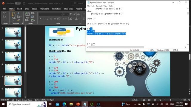 Python L15 in Tamil, This video explains If Then Else Loop, Non Tech People can understand well. смотреть онлайн