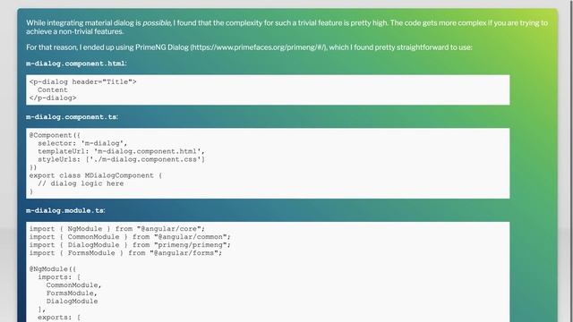 Angular2 material dialog has issues - Did you add it to @NgModule.entryComponents? смотреть онлайн