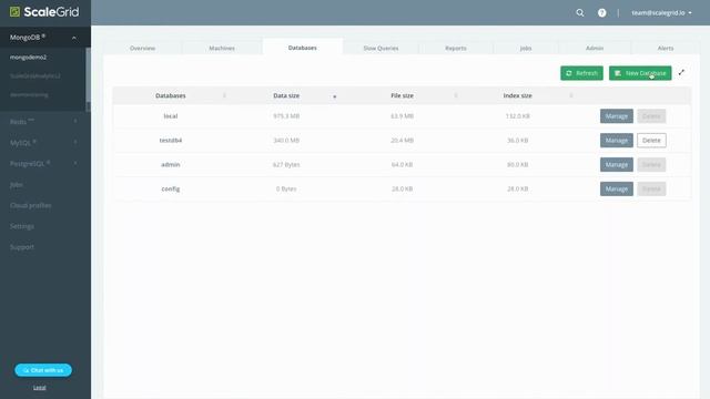Create a New MongoDB® Database - ScaleGrid DBaaS смотреть онлайн
