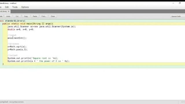 STANDARD LIBRARY JAVA METHOD смотреть онлайн