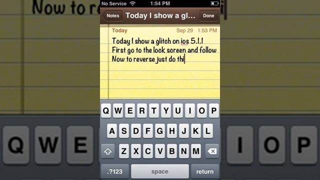 A glitch in ios 5.1.1 смотреть онлайн