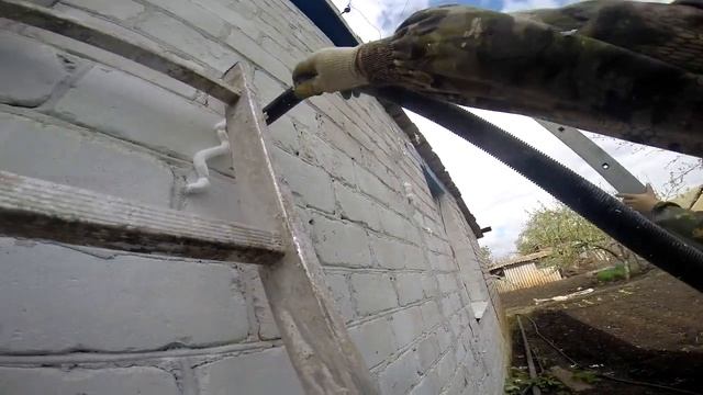 Утепление жидким пенопластомв с. Александровка Житникову Сергею. смотреть онлайн