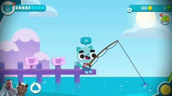 CatFish ➔ ПОЙМАЙ РЫБУ на Детском канале Айка TV, Обзор Игры CatFish.