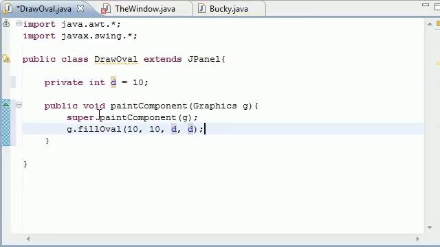 Intermediate Java Tutorial - 23 - Drawing an Oval with Slider смотреть онлайн
