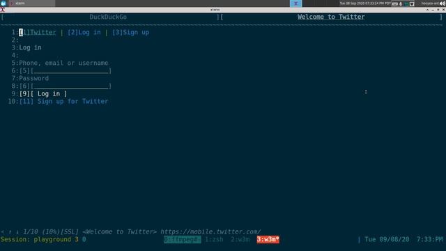 W3M SiteConf - URL Substitute and User Agent - Linux TUI смотреть онлайн