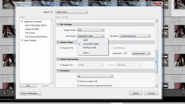 How to Convert Cinema DNG files into 16bit PSD files with Adobe Lightroom. смотреть онлайн