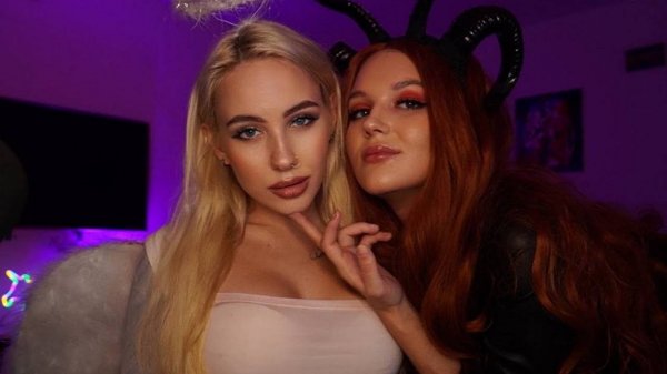 💖 ASMR Bella Mur ~ АСМР Ангел против Дьявола ~ Мягкие триггеры ~ АСМР для сна