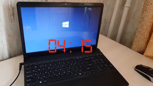 SONY VAIO VPCEB4M1R. Скорость загрузки Windows 10. смотреть онлайн
