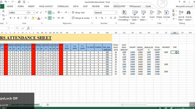 MS-EXCEL-LECTURE NO 7-HOW TO MAKE TEACHERS SALARY SHEET смотреть онлайн