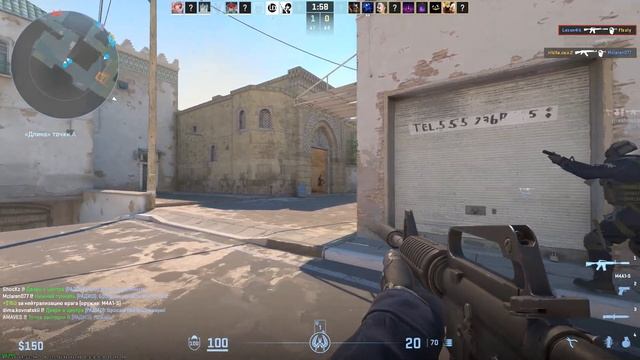CS 2 Dust 2 10 фрагов за 2 раунда смотреть онлайн