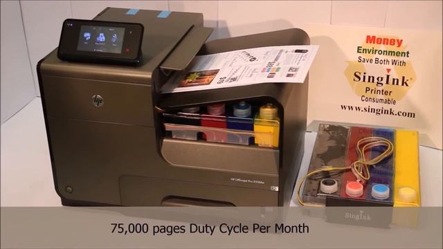 Singink www.singink.com CISS for HP 970, 971 Officejet Pro X551dw, X576dw Refill Ink Tank System смотреть онлайн