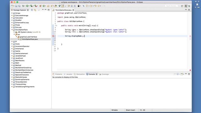 44 - Inzululwazi - Java in Xhosa - JOptionPane смотреть онлайн