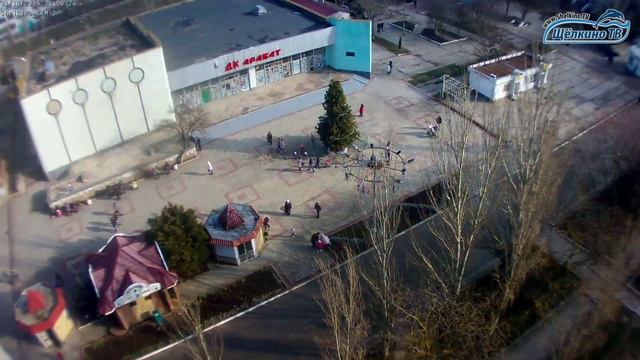 Центр Щёлкино, 18.01.2015 - time-lapse с камеры 3 смотреть онлайн