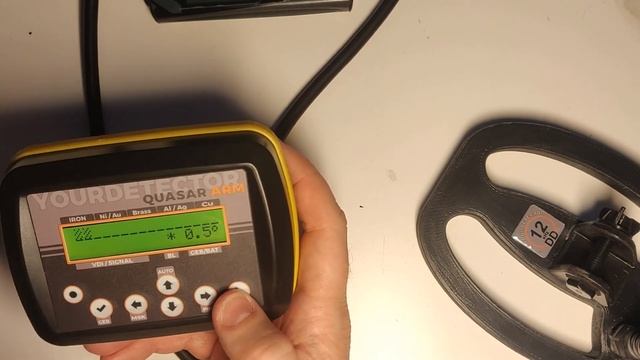 Простая настройка металлоискателя на Низкопроводящие Цели (на примере МД Квазар ARM) смотреть онлайн