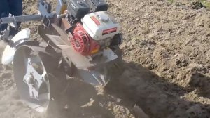 посадка картошки дисковыми окучниками