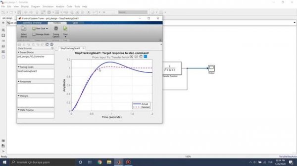 Designing PID Controller in Simulink / MATLAB
