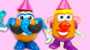 Забавные игрушки для детей, конструктор Мистер Картошка. Игрушкин ТВ