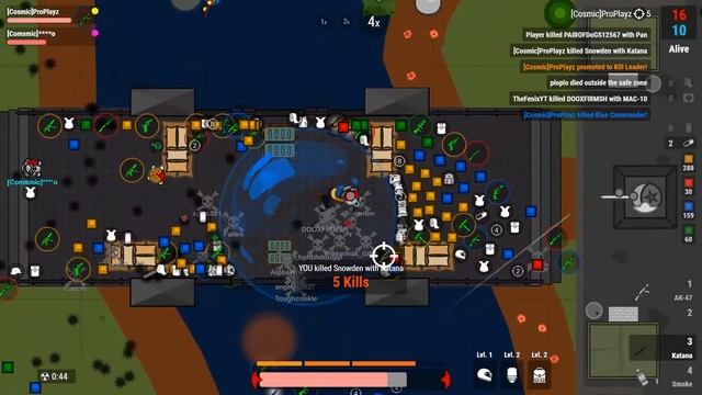 Melee only challenge! | I killed the LEADER, MEDIC, and LONE SURVIVR using ONLY MELEE! | Surviv.io смотреть онлайн