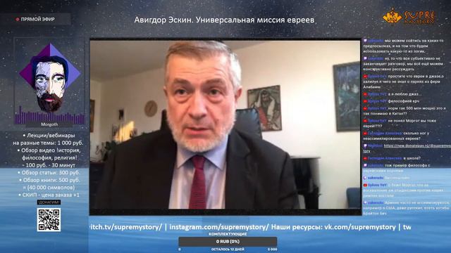 Авигдор Эскин. Универсальная миссия евреев смотреть онлайн