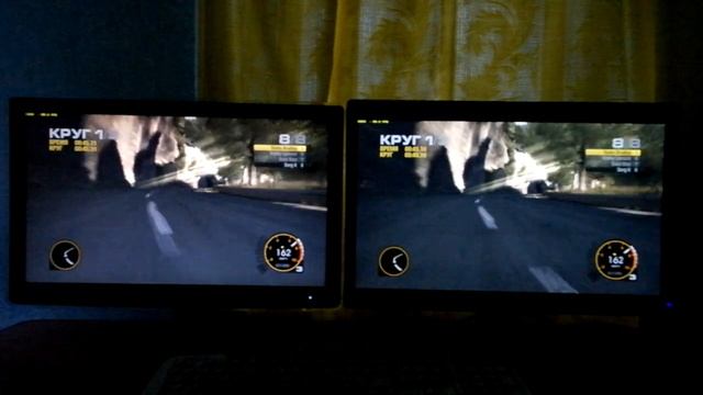 TN vs. E-IPS - Racedriver Grid смотреть онлайн