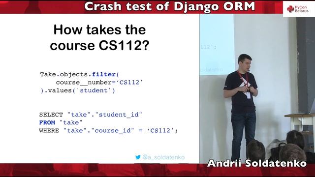 Andrii Soldatenko – Crash test of Django ORM смотреть онлайн
