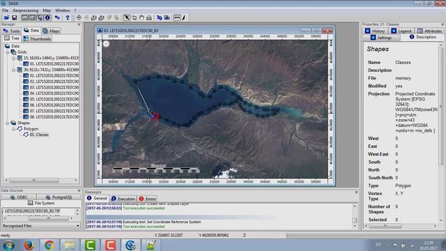 8. SAGA GIS - Спутниковые снимки и классификация поверхности смотреть онлайн