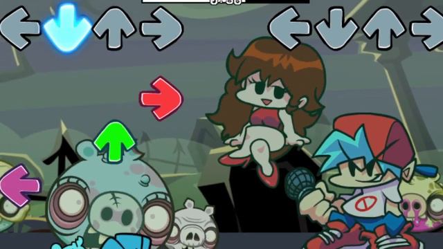 Friday Night Funkin' Vs Zombie Pigs (Angry Birds) смотреть онлайн