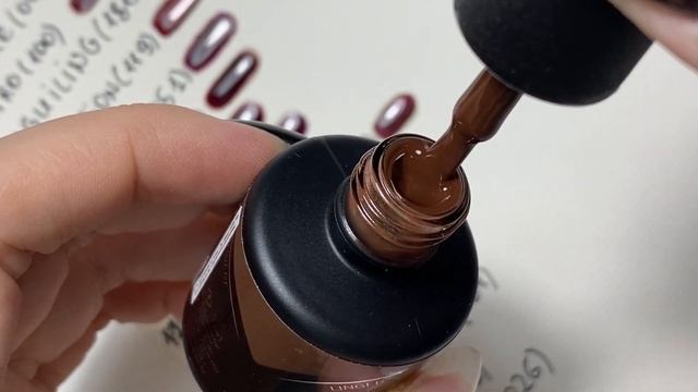 Бордовые оттенки LUXIO by Akzentz. Обзор и характеристики палитры гелей смотреть онлайн