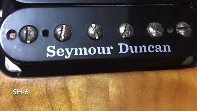 Seymour Duncan SH6/SH8/SH13 pickups comparison, clean & distortion. смотреть онлайн
