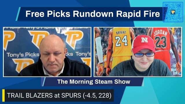 5 FREE NBA Picks and Predictions on Morning Steam Show for Today, Thursday 4/6/2023 смотреть онлайн
