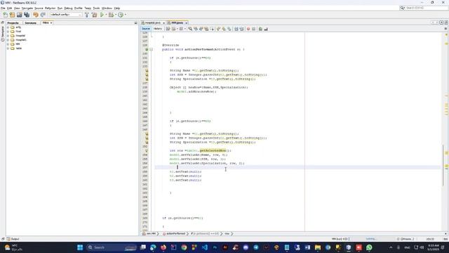 Make an Update data button in JTable in GUI Java without drag and drop смотреть онлайн
