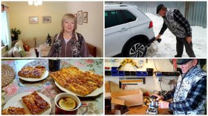 На даче Снег идет-муж моет машину.Необходимый инструмент.Мини мойка,фрезер, степлер.Яблочный пирог.