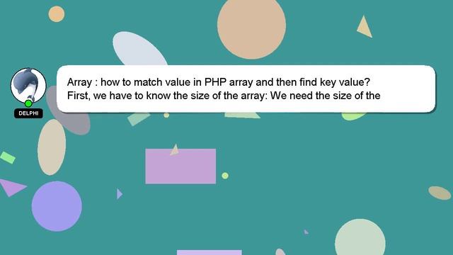 Array : how to match value in PHP array and then find key value? смотреть онлайн