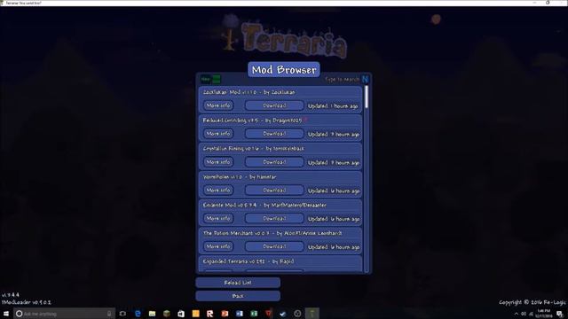 Terraria how to download Tmoadloader and Hero's mod смотреть онлайн