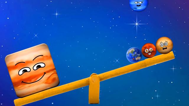 Hungry Rainbow Planet fo Kids | Funny 8 Planets Comparison & Solar System смотреть онлайн