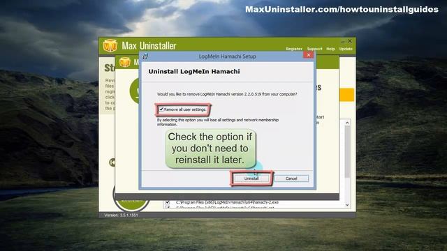 Easily Uninstall Hamachi on Your PC - Demonstration смотреть онлайн
